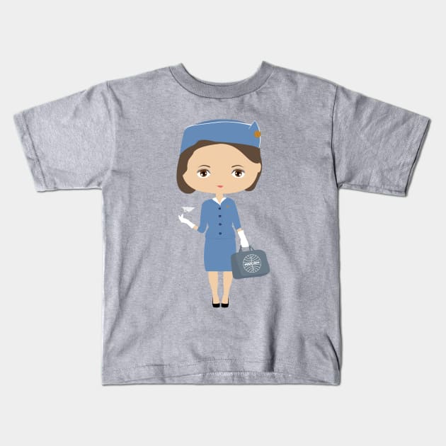 Pan Am Kids T-Shirt by Creotumundo